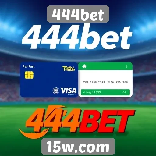 Métodos de pagamento aceitos na 444bet